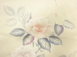 アンティーク　作家物　枝花模様刺繍名古屋帯